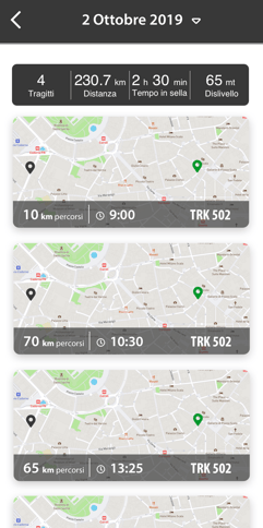 myBenelli app screen