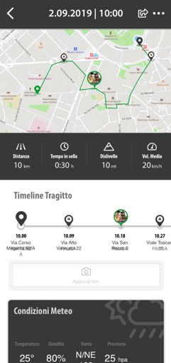 myBenelli app screen