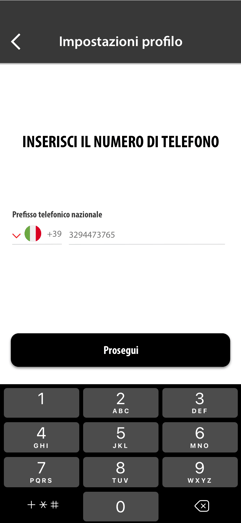 myBenelli app screen