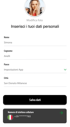 myBenelli app screen