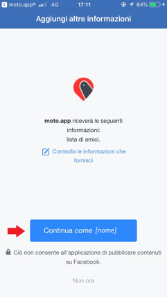 Continua su Facebook